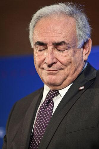Dominique Strauss-Kahn, président du FMI (Fond monétaire international)
