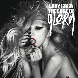 La couverture du titre  » Edge Of Glory » de Lady Gaga.