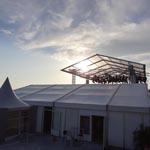 Le plateau du Grand Journal de Canal+ à Cannes