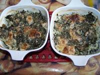 Gratin de brocolis au Bleu d'Auvergne