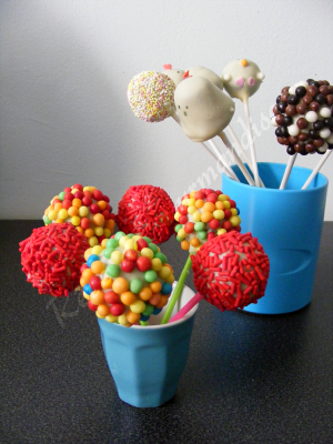 Cake pops pour un anniversaire d'enfant