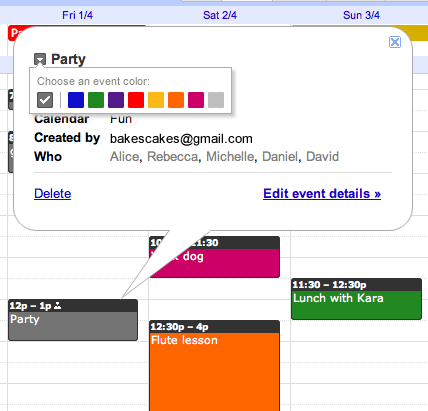 colored2 Google Agenda: personnalisez la couleur vos événements