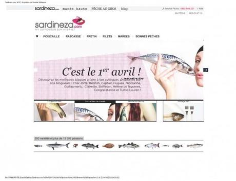 sardineza Les meilleurs poissons d’avril 2011 sur le web