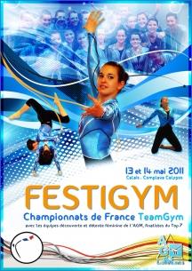 Championnats de France TeamGym 2011 avec les 2 équipes de l’AGM !