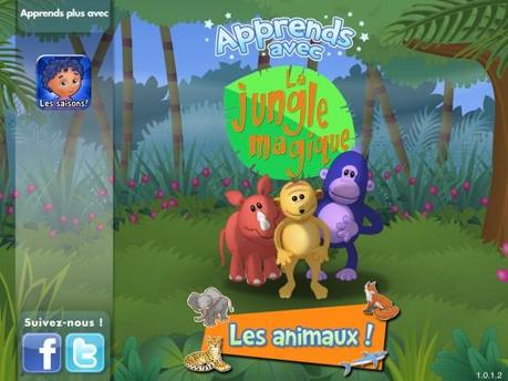 Apprends avec la Jungle Magique : les animaux ! HD : 10 licences de l’application éducative à gagner
