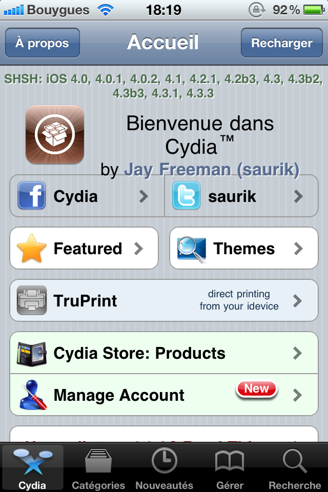 Les serveurs de Saurik à nouveau fonctionnels.