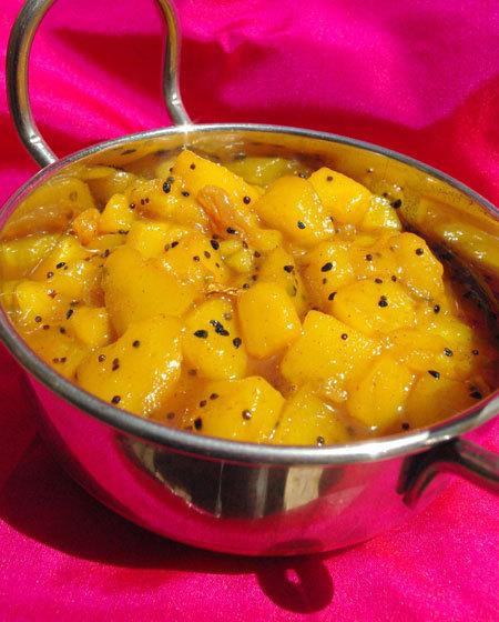 Recette indienne chutney de mangue