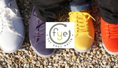 Eco-chaussures Fye disponibles sur la boutique en ligne de la marque Fye