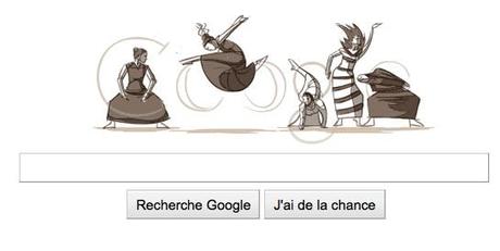 Google Doodle Martha Graham Google fête la  117ème anniversaire de Martha Graham