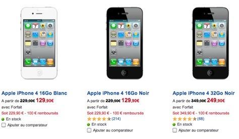 SFR propose une baisse de prix de 100 € sur la gamme iPhone SFR propose une baisse de prix de 100 € sur la gamme iPhone