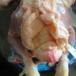 Dégraisser un poulet entier