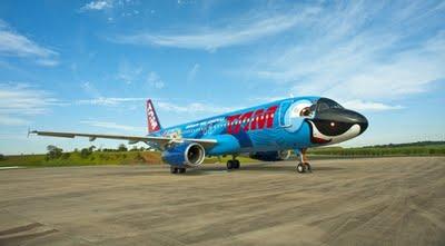 Rio : un Airbus aux couleurs de Blu