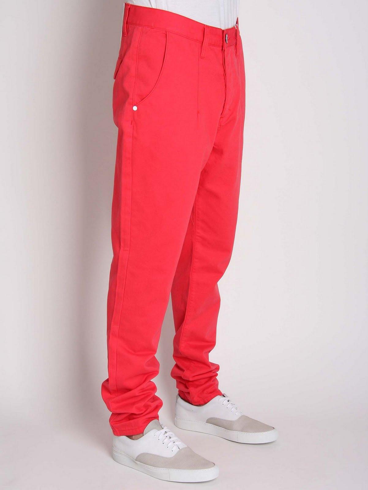 HUMOR DEAN DROP CROTCH COLOURED DENIM JEANS