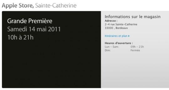 apple store bordeaux 540x288 LApple Store de Bordeaux devrait ouvrir ses portes ce samedi