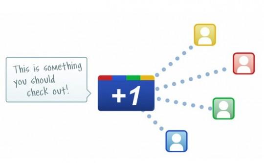 google 1 540x333 Le bouton Google +1 bientôt lancé ?