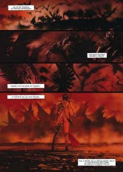 Planche intérieure de Chevaliers Dragons