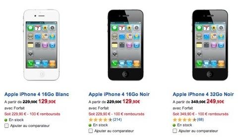 screen capture 17 SFR baisse ses prix de 100 euros sur liPhone