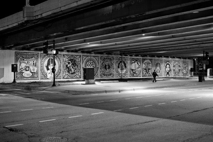 Shepard Fairey x Chicago mural