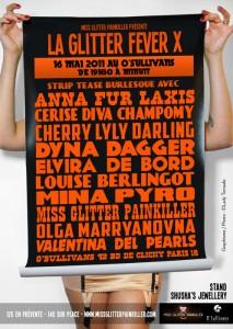 Préventes en ligne pour LA GLITTER FEVER XI !