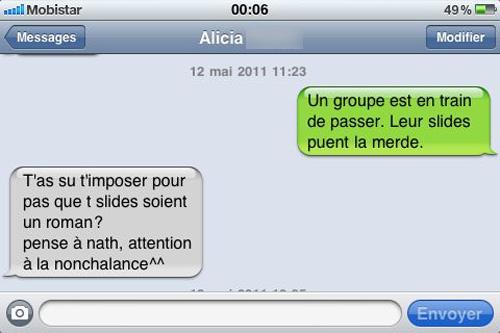 4ème secondaireUne prof me reproche d’être trop...