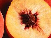 peau pêche avec crème matin Belle croquer