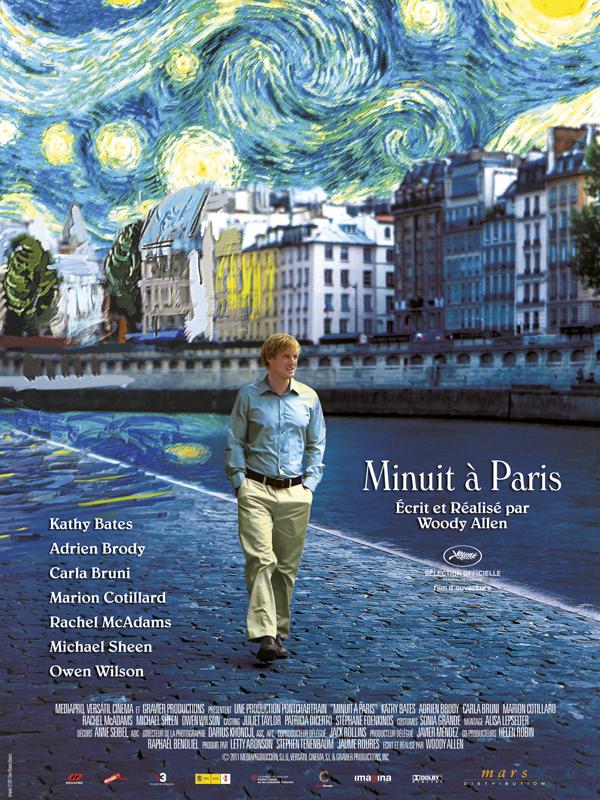 MINUIT A PARIS, film de Woody ALLEN