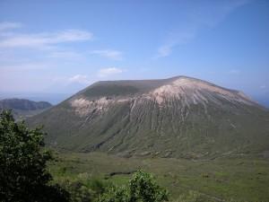 Le volcan de l'île vulcano