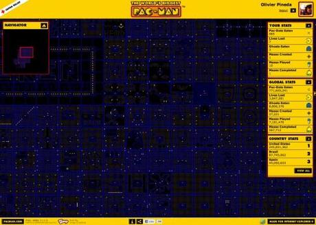 13 pacman microsoft internetexplorer9 01 500x357 Participez au plus grand Pac Man du monde