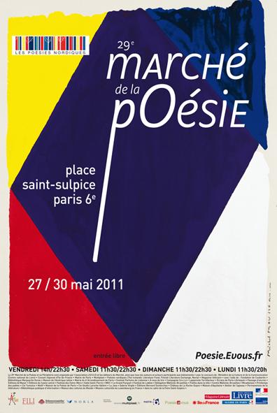29e Marché de la Poésie. Du vendredi 29 au lundi 30 mai. Librairie hors les murs. Stand n° 620