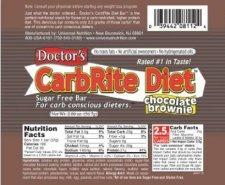 Doctor's CarbRite Diet Bar - Chocolate Brownie