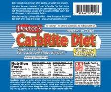 Doctor's CarbRite Diet Bar - Blueberry Cheesecake