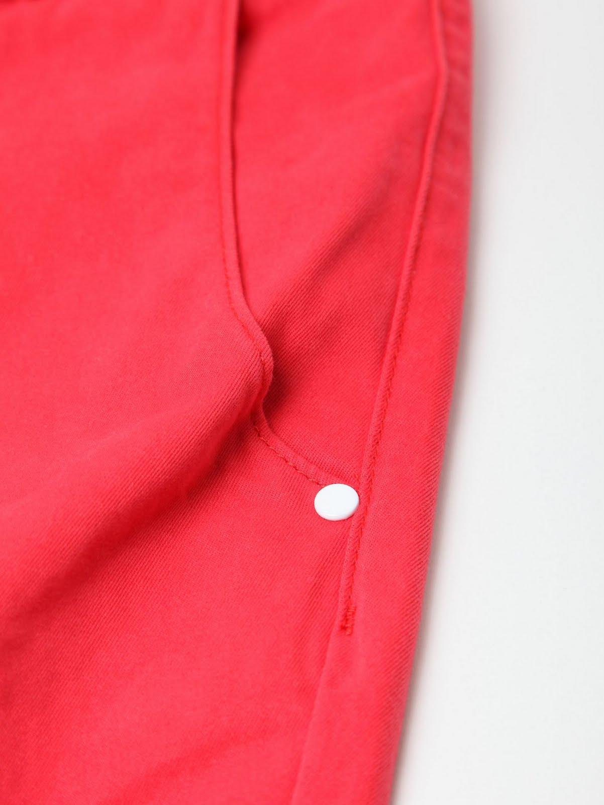 HUMOR DEAN DROP CROTCH COLOURED DENIM JEANS