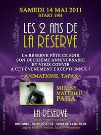 les 2 ans de la réserve