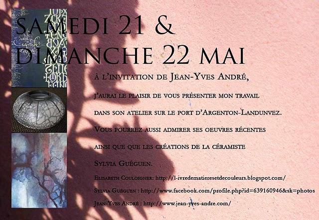 Actualité personnelle : Exposition le 21 & 22 mai 2011