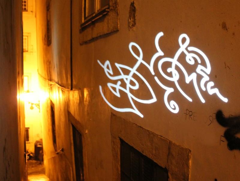 Street Projections Nomades à Lisbonne