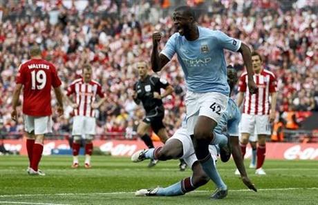 En débloquant la situation à la 74e minute, Yaya Touré à permis à Manchester City de décrocher son premier titre depuis 35 ans.