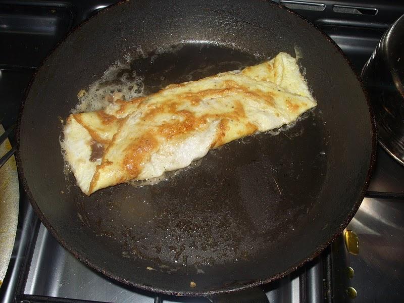 Riz aux dés d'aubergines et son omelette soufflée