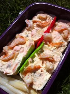 Cake dukan saumon/crevette au delicook