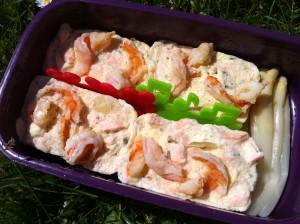 Cake dukan saumon/crevette au delicook