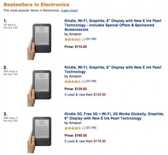 kindle offers 540x498 Le Kindle supporté par la pub se vend TRES bien !