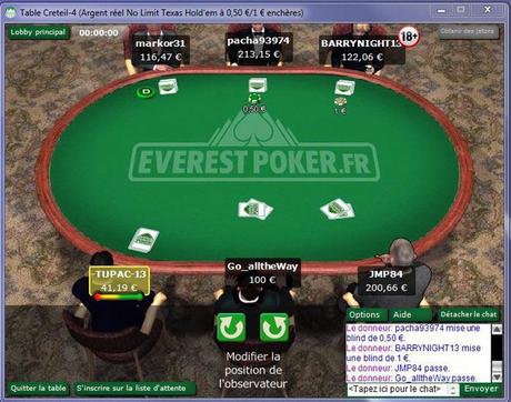 everest poker table cash game Everest Poker