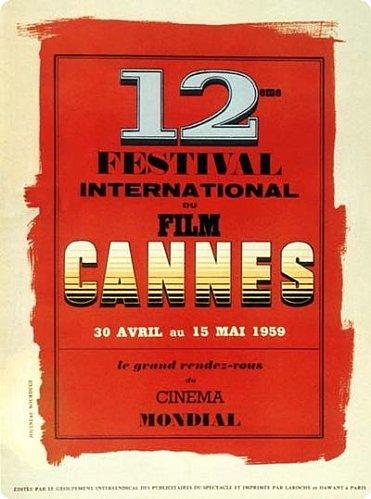 affiche cannes 1959