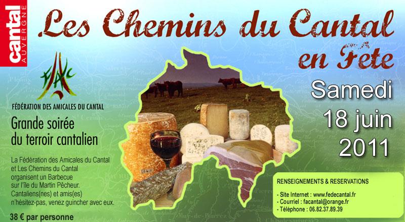 Les chemins du Cantal 2011 avec la Fédération des Amicales du Cantal