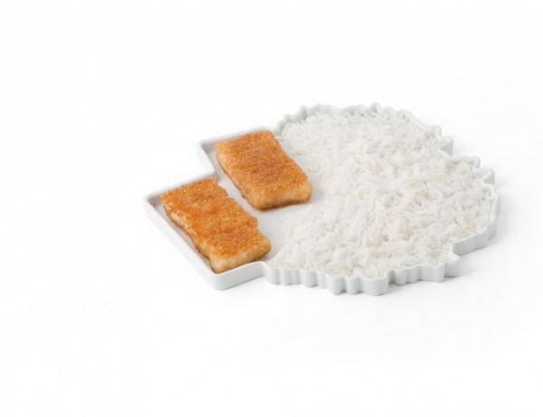 Good as... Assiettes qui prennent la forme des aliments