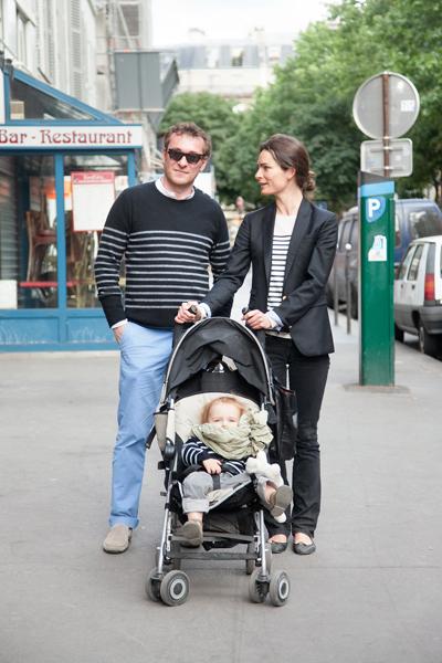 Christophe, Caroline et leur bebe - Editeur de logiciel et clerc