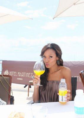 Selita Ebanks 4 Vitaminwater à Cannes