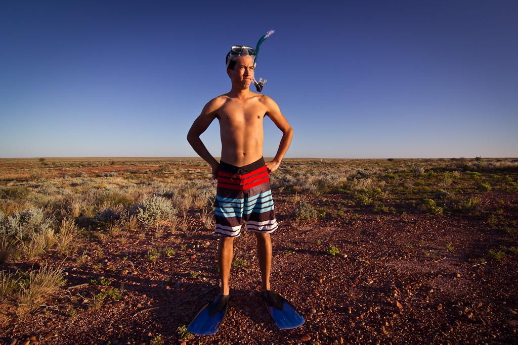 J12 / Auto-portrait : Ca y est, je suis dans l'Outback