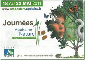 Journées Aquitaine Nature