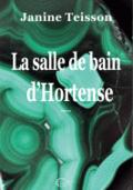 présentation éditeur : Jeanne Teisson est romancière, auteur de nombreux livres en littérature jeunesse - La salle de bain d'Hortense : La rencontre improbable entre Patricia, une jeune fille en rupture poursuivie par « Trois types en cuir noir et crânes rasés »,  et Hortense, une très vieille dame qui a plus d’un tour dans son sac, va déclencher une série d'événements dangereux, drôles ou touchants.
