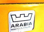 Jour chine saladier émaillé orange "Arabia Finland"